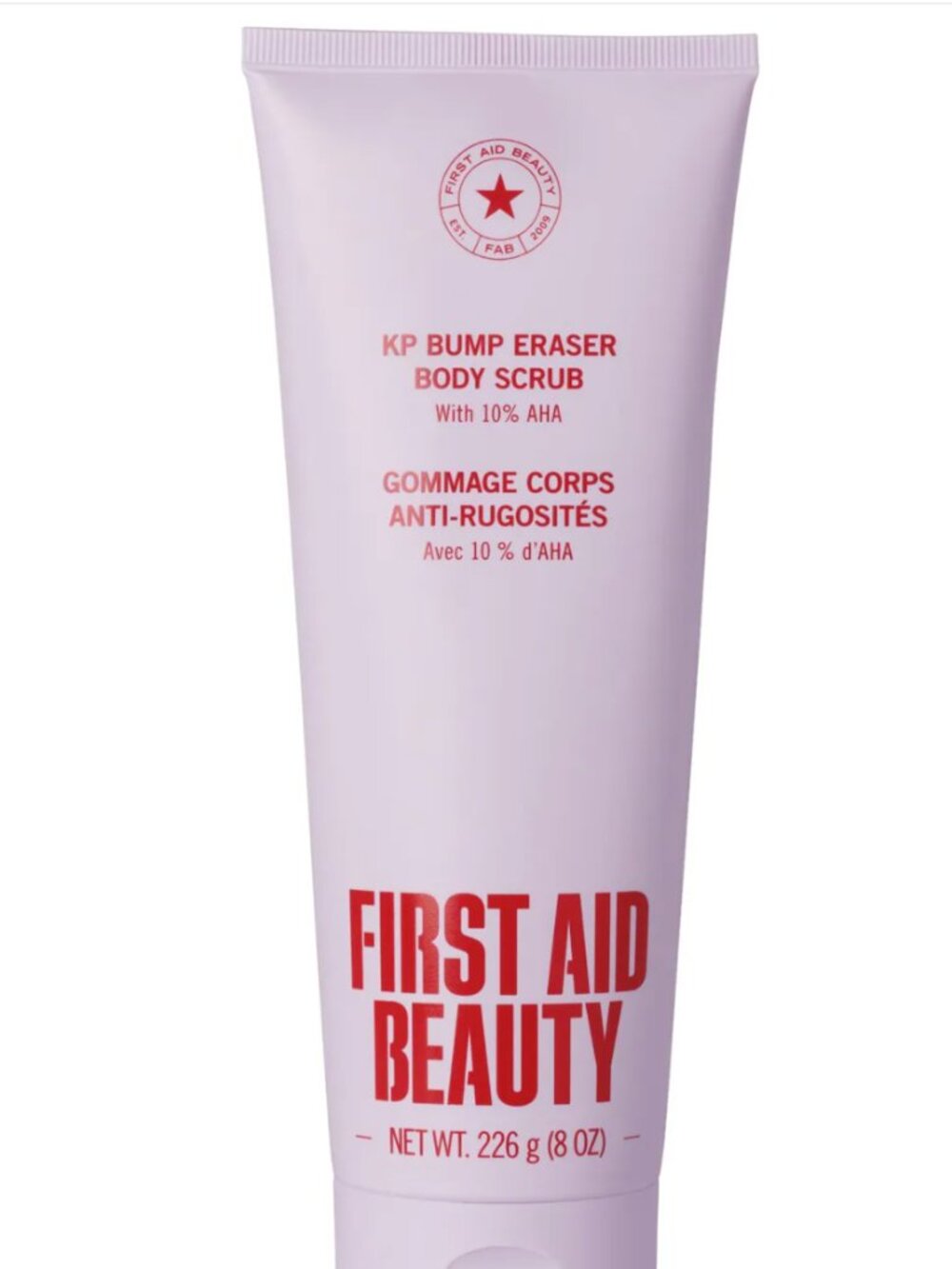 First Aid Beauty - KP Bump Eraser Body Scrub w/ 10% AHA–Body Exfoliant for KP